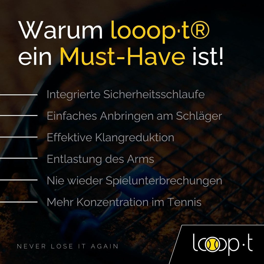 Tennis-Vibrationsdämpfer looop·t®